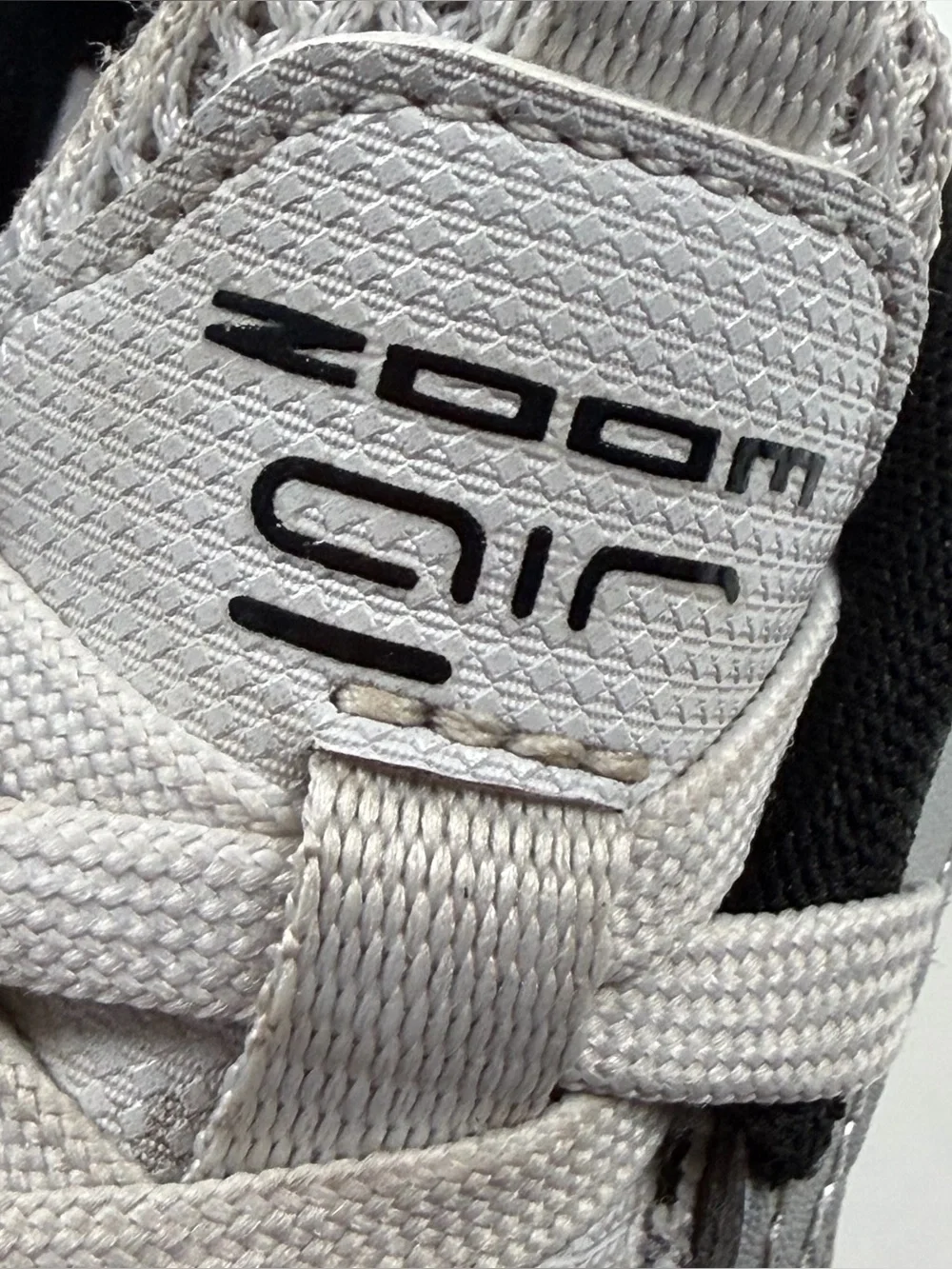 Nike Zoom Air Fire Silver Metallic Mesh Athletic Sneakers - Picture 9 of 10